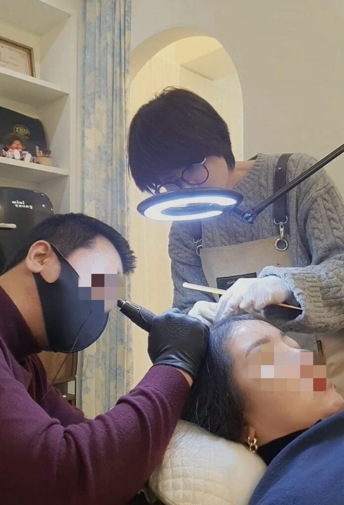 강북 종로 두피문신 학원, SMP 디테일은 가르마부터 시작됩니다! - 두피문신 교육 및 전문가 양성 | 로라도트 SMP 아카데미 SMP학원