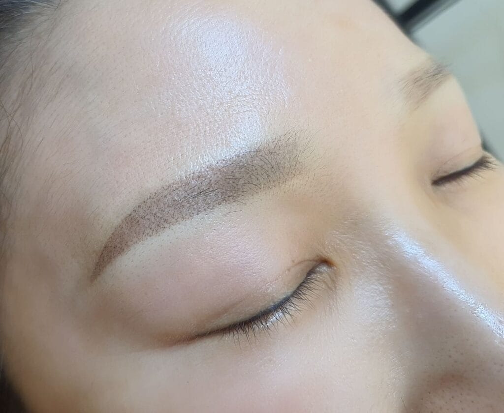  디자인과 컬러 복구 직후