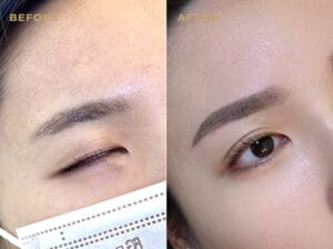 붉은눈썹 복구before_after