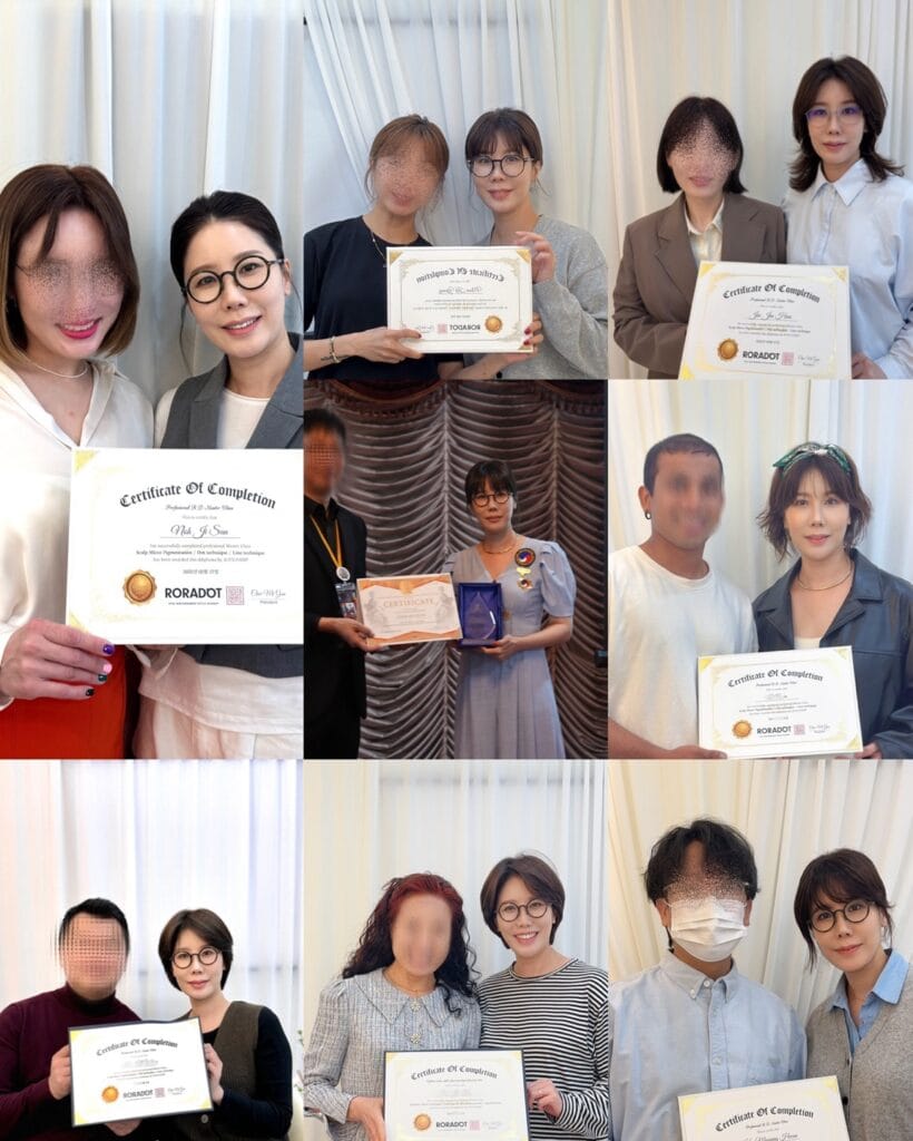 부산·인천 두피문신 배우기 | 가격보다 부작용 없는 기술이 먼저입니다 - 두피문신 교육 및 전문가 양성 | 로라도트 SMP 아카데미 두피문신 교육